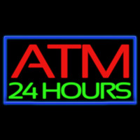 Atm 24 Hours Leuchtreklame