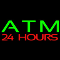 Atm 24 Hours Leuchtreklame