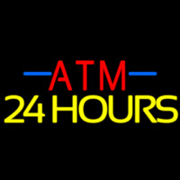 Atm 24 Hrs 1 Leuchtreklame