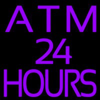 Atm 24 Hrs Leuchtreklame