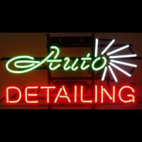 Auto Detailing Laden Leuchtreklame