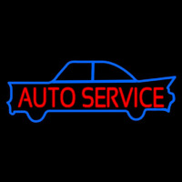 Auto Service Leuchtreklame