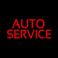 Auto Service Leuchtreklame