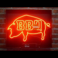 BBQ Leuchtreklame