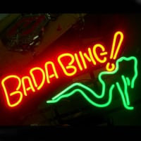 Bada Bing Laden Offen Leuchtreklame