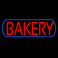 Bakery Blue Border Leuchtreklame