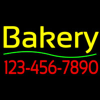 Bakery With Phone Number Leuchtreklame