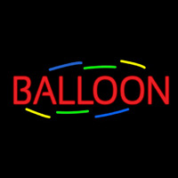 Balloon Multicolored Deco Style Leuchtreklame