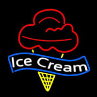 Banner Ice Cream Leuchtreklame