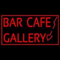 Bar Cafe Gallery Leuchtreklame