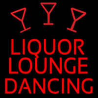 Bar Liquor Lounge Dancing With Wine Glasses Leuchtreklame