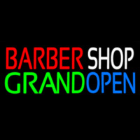Barber Shop Grand Open Leuchtreklame