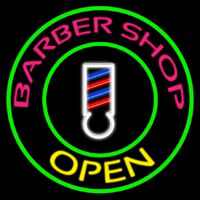 Barber Shop Open Leuchtreklame