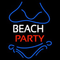 Beach Party Leuchtreklame