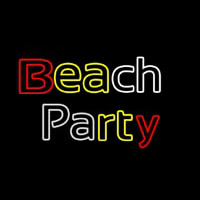 Beach Party Multicolor Leuchtreklame