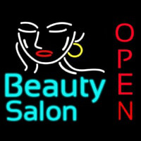 Beauty Salon Open Leuchtreklame