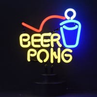 Beer Pong Desktop Leuchtreklame