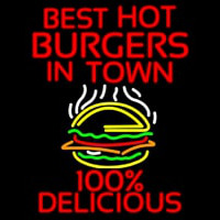 Best Hot Burgers Intown Leuchtreklame