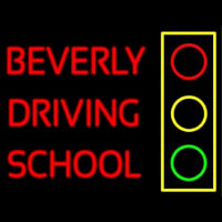 Beverly Driving School Leuchtreklame