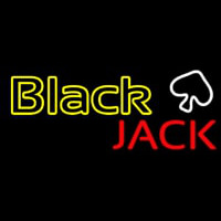 Blackjack Poker Neon Leuchtreklame