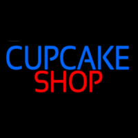 Block Cupcake Shop Leuchtreklame