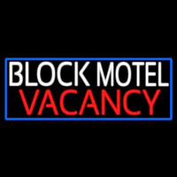 Block Motel Vacancy Leuchtreklame