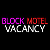 Block Motel Vacancy Leuchtreklame