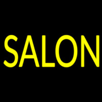 Block Yellow Salon Leuchtreklame