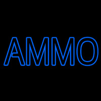 Blue Ammo Leuchtreklame