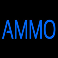 Blue Ammo Leuchtreklame