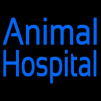 Blue Animal Hospital Leuchtreklame