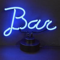 Blue Bar Desktop Leuchtreklame