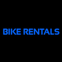 Blue Bike Rentals Leuchtreklame