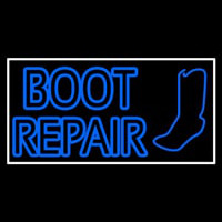 Blue Boot Repair Leuchtreklame