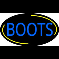 Blue Boots Leuchtreklame