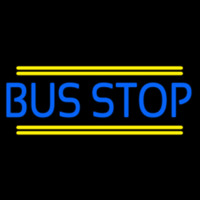 Blue Bus Stop Leuchtreklame