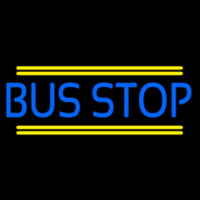 Blue Bus Stop Leuchtreklame