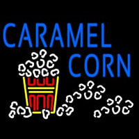 Blue Caramel Corn With Logo Leuchtreklame