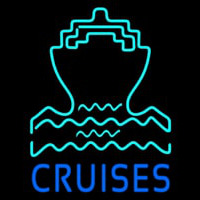 Blue Cruise Leuchtreklame