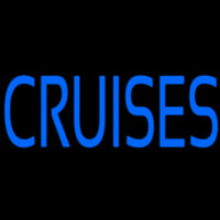 Blue Cruises Leuchtreklame