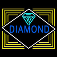 Blue Diamond Block Leuchtreklame
