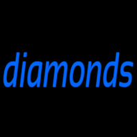 Blue Diamonds Leuchtreklame