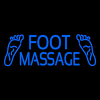 Blue Foot Massage Leuchtreklame