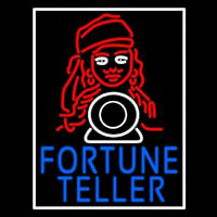 Blue Fortune Teller With Logo Leuchtreklame
