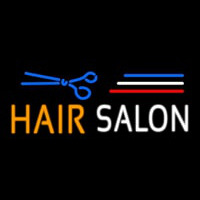 Blue Hair Salon Logo Leuchtreklame