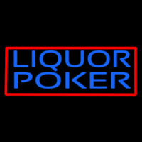 Blue Liquor Poker Leuchtreklame