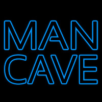 Blue Man Cave Leuchtreklame