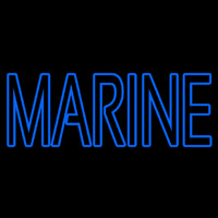 Blue Marine Leuchtreklame
