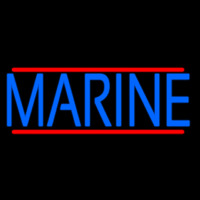 Blue Marine Leuchtreklame