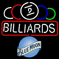 Blue Moon Ball Billiard Te t Pool 24 24 Beer Sign Leuchtreklame